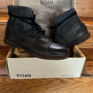 Roan Trey Granite Men's Shoes - Grey and Black